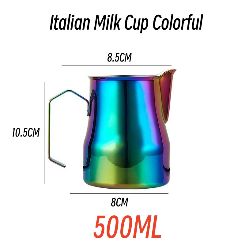 304ステンレス鋼のコーヒーピッチャー,ミルク泡立て器,クリ - Art Craft Logo のレビューと価格