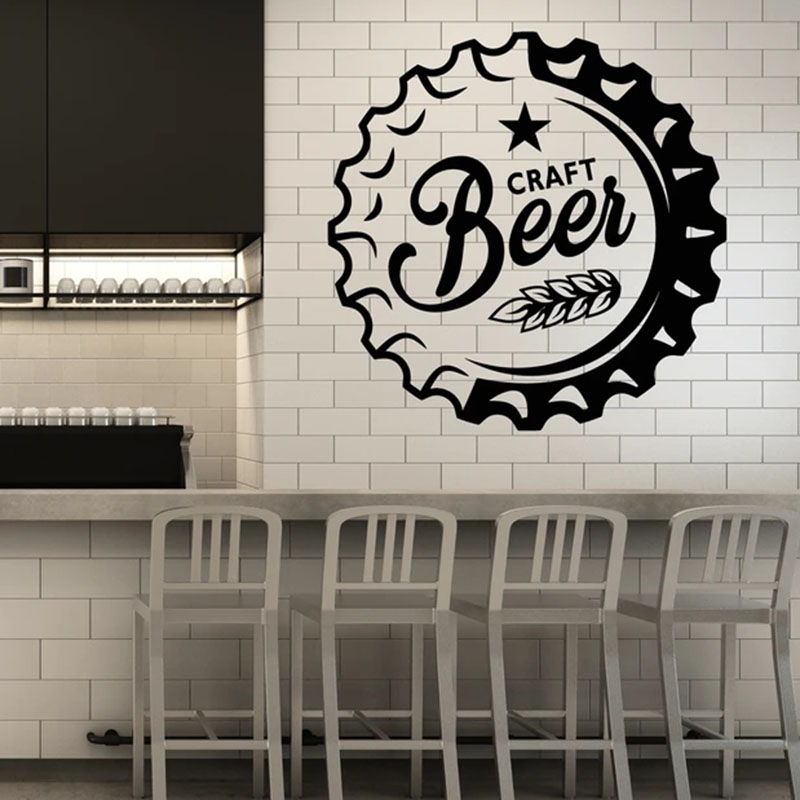 壁デカール飲料アルコールバーパブクラフトビールハウスインテリ - Art Craft Logo のレビューと価格