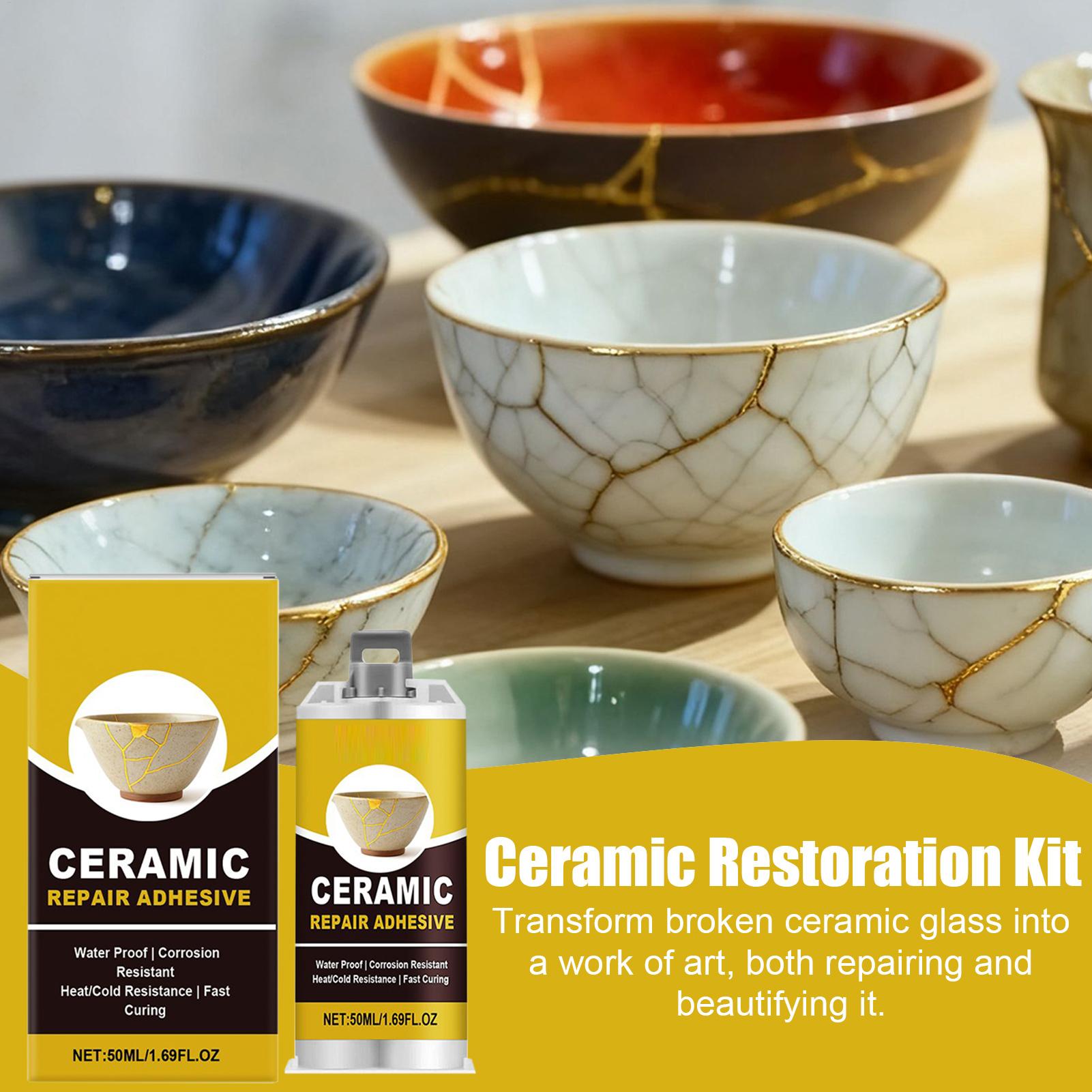 金塗り補修キット ゴールドセラミック接着剤 食品に安全な接着 - Art Craft Workshop のレビューと価格