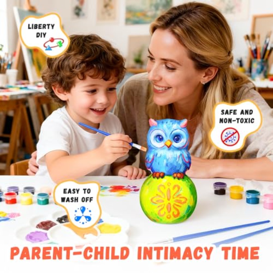 ペイントユアヨウンランプキット、8～12歳向けアート＆クラフ - Art Craft Toys のレビューと価格