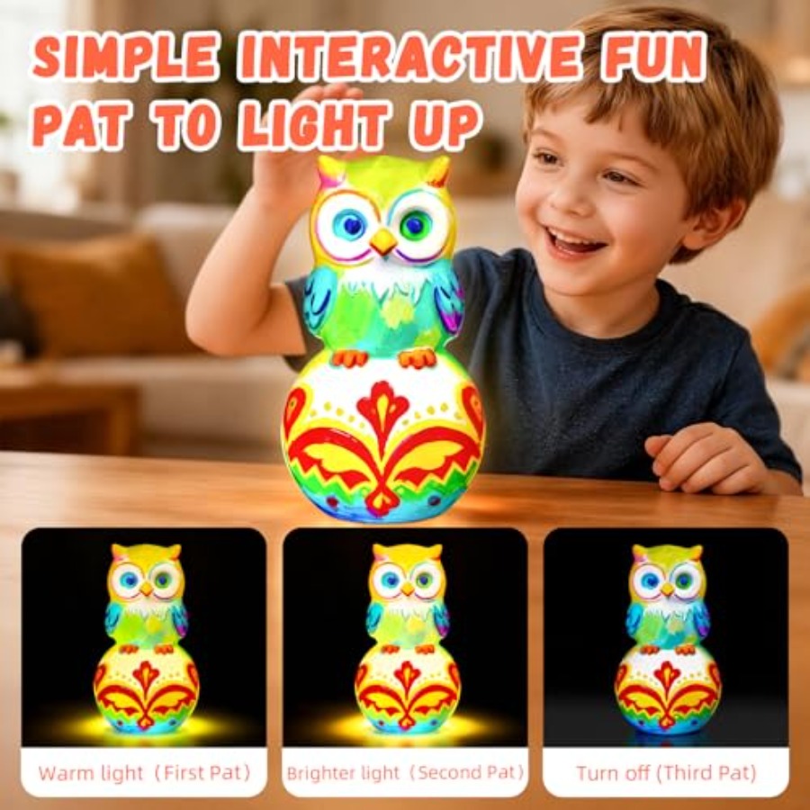 ペイントユアヨウンランプキット、8～12歳向けアート＆クラフ - Art Craft Toys のレビューと価格