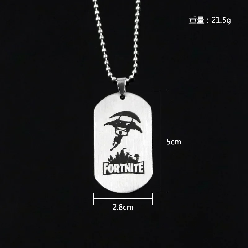 ゲームフォートナイトアニメネックレスステンレス鋼ハングタグネ - Art Craft Store のレビューと価格